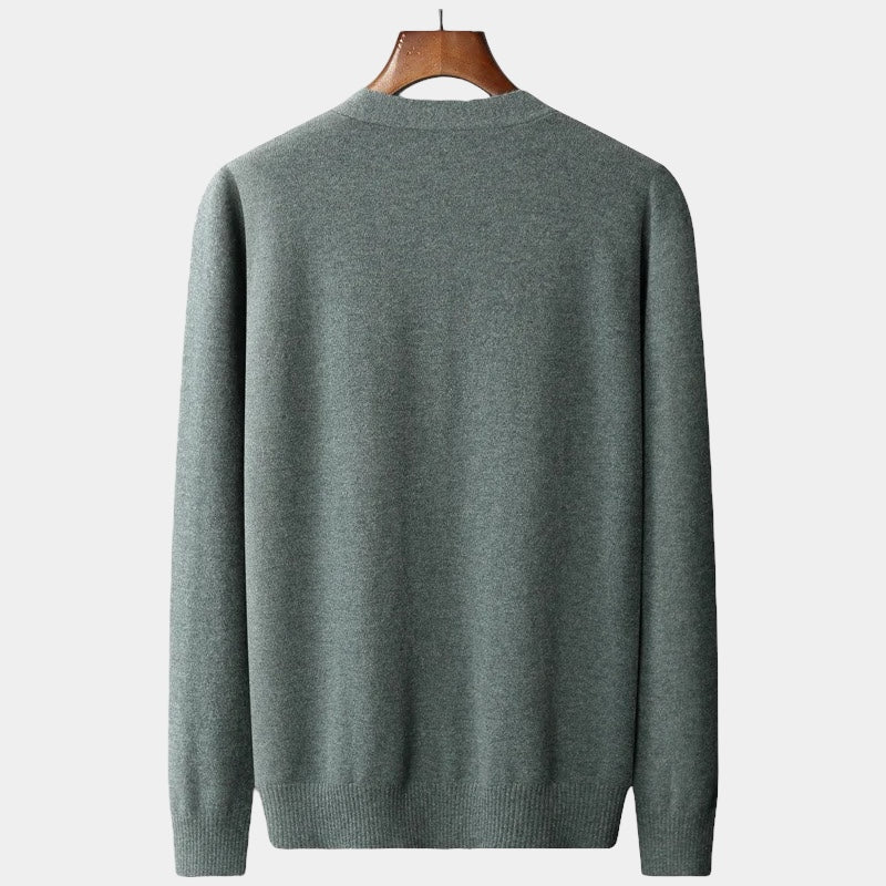 Laurent™ | Pull cardigan en laine mérinos