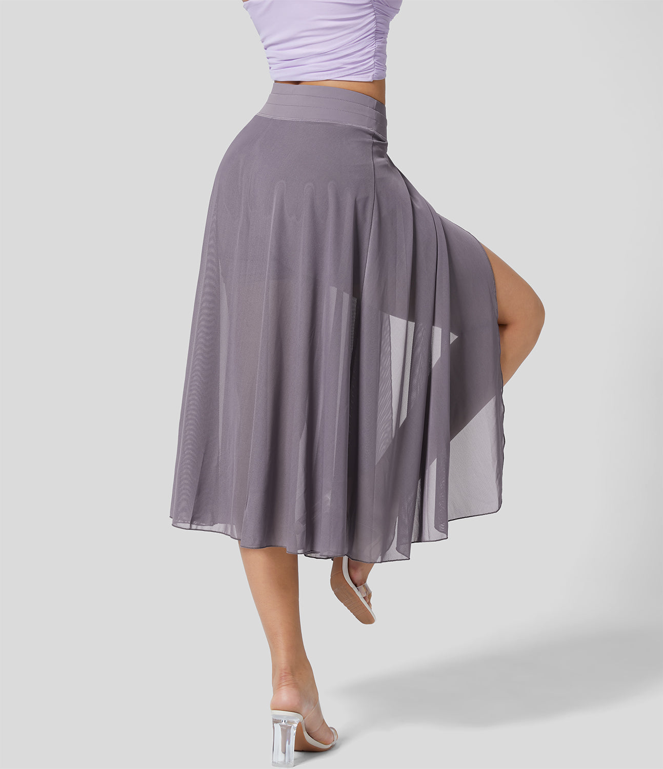 Livan - Jupe 2-en-1 taille haute