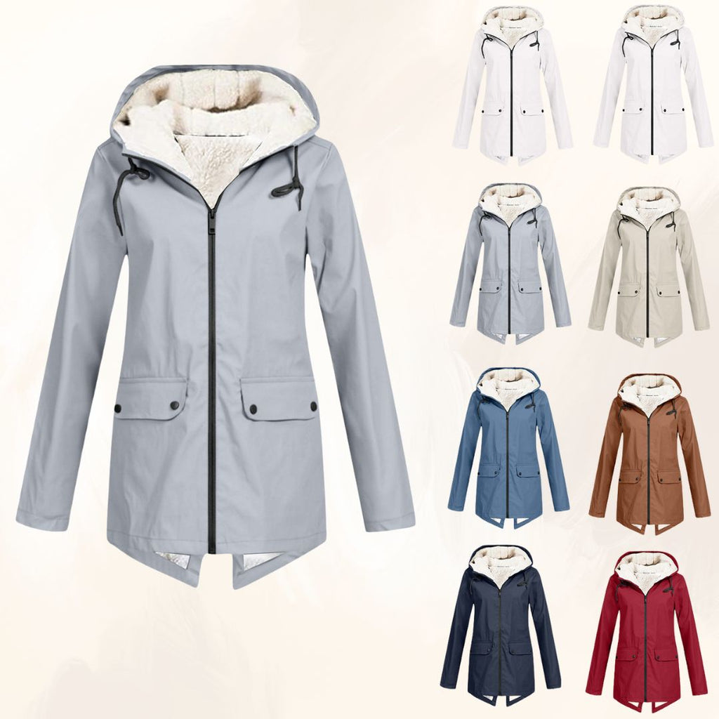 Montagnard - Veste d’Hiver Imperméable avec Doublure en Fourrure