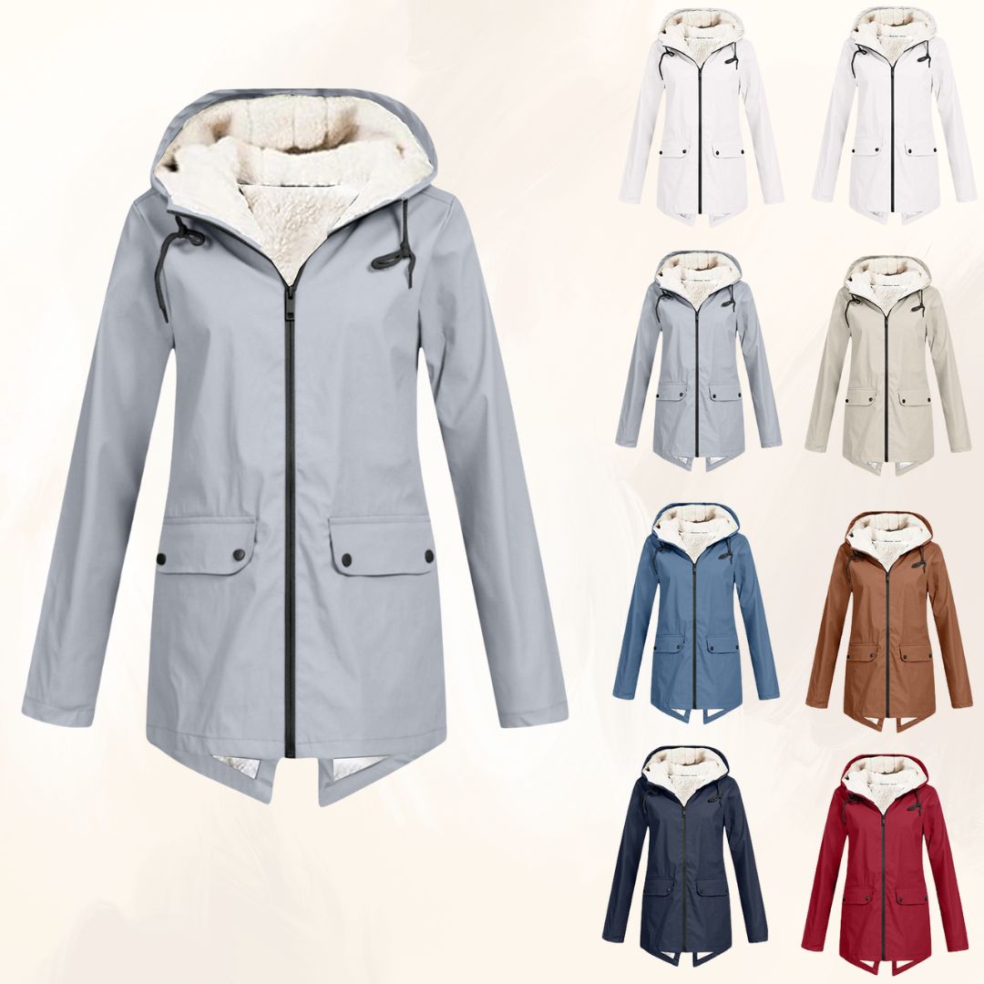 Montagnard - Veste d’Hiver Imperméable avec Doublure en Fourrure