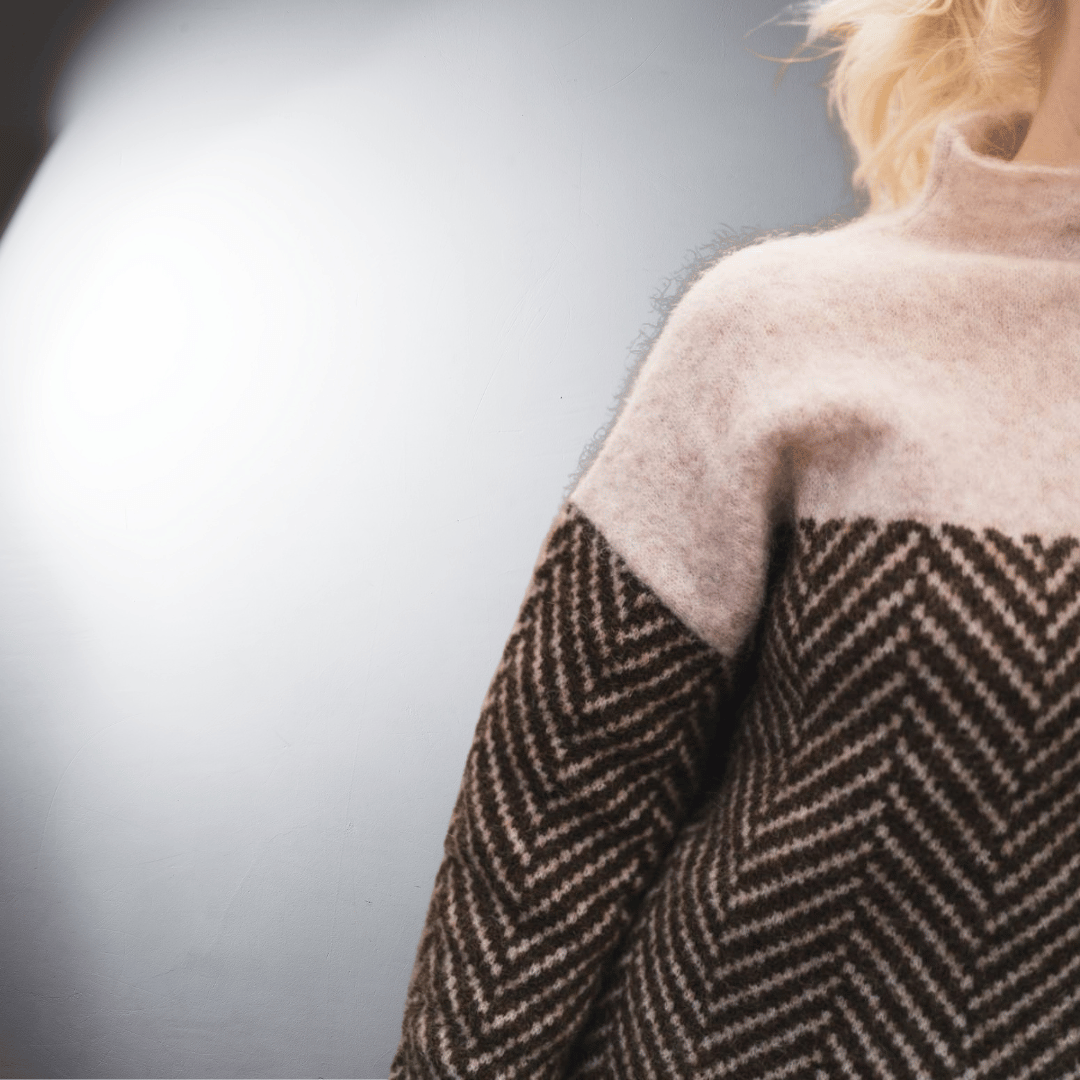 Laurent™ | Pull à Motif Chevron en Laine Douce