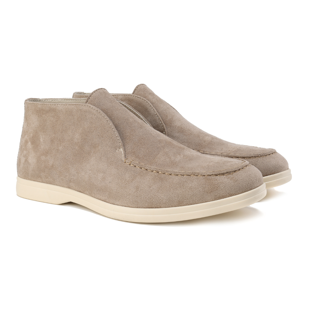 Laurent™ | Mocassins hauts en daim
