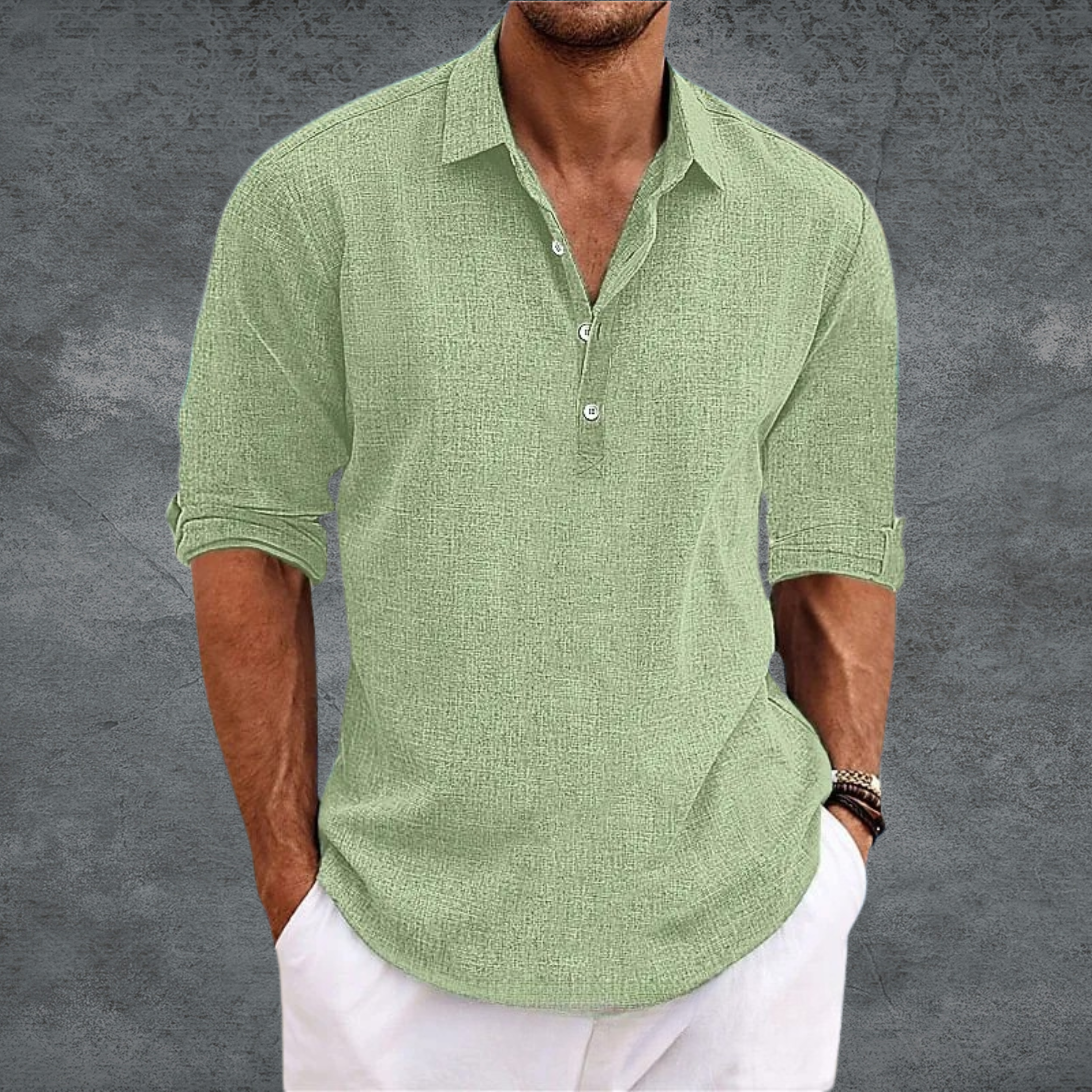 Thierry® | Chemise Décontractée en Lin Léger