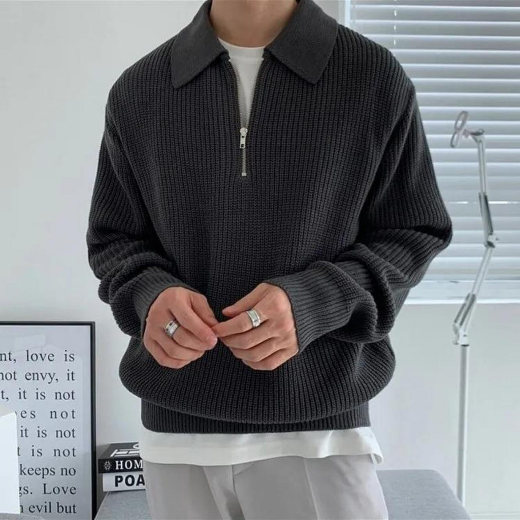 Laurent™ | Pull demi-zippé Julius