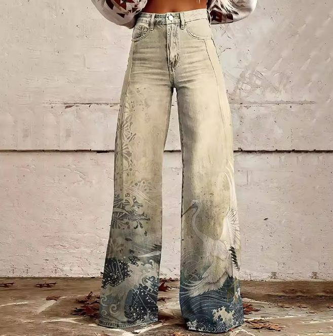 ONDATA | Pantalons Boho Inspiration Japonaise