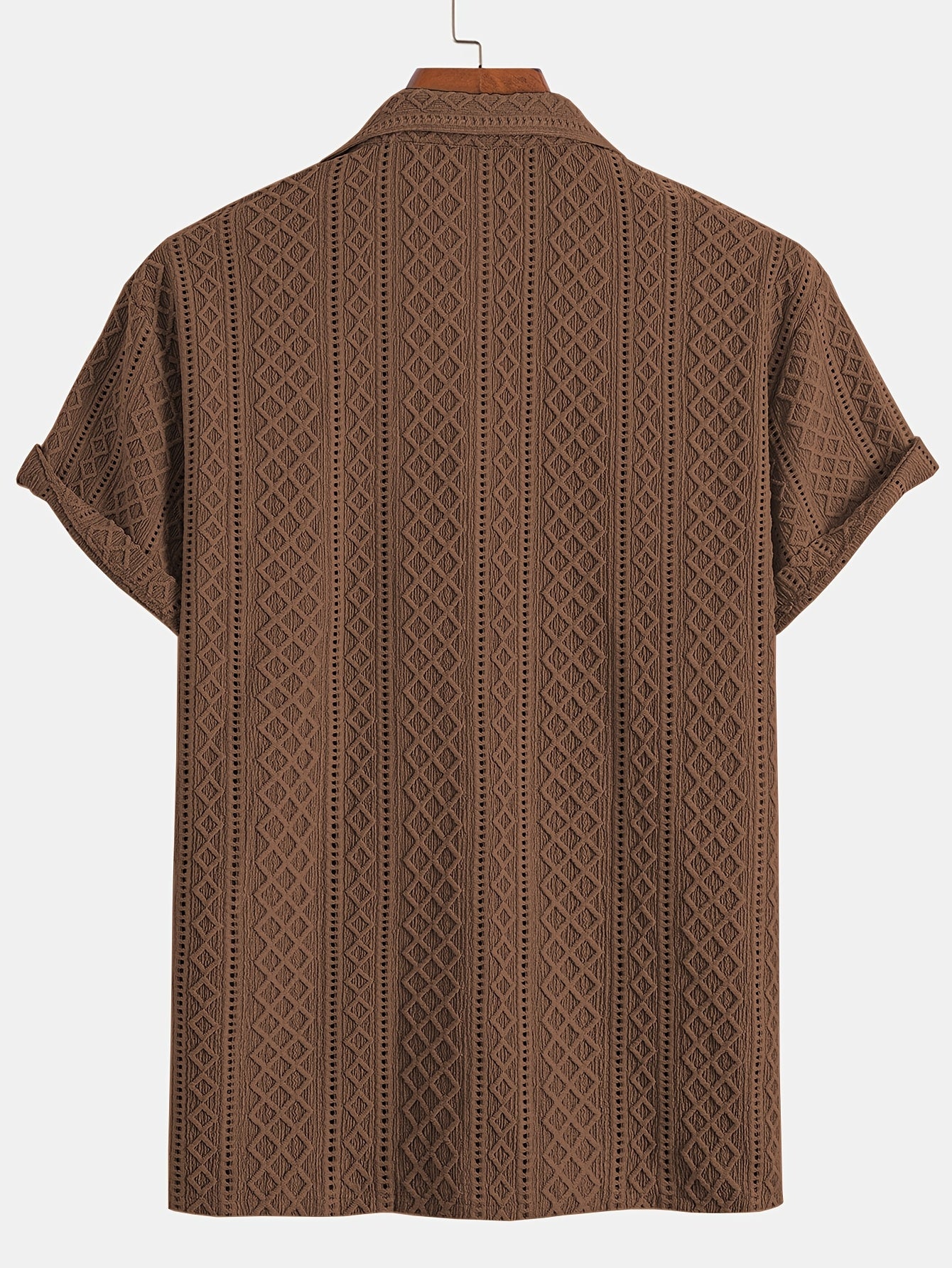 Laurent™ | Chemise Motif Relief Bohème
