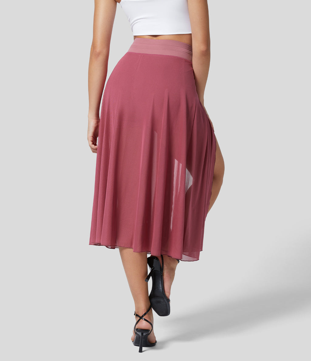 Livan - Jupe 2-en-1 taille haute
