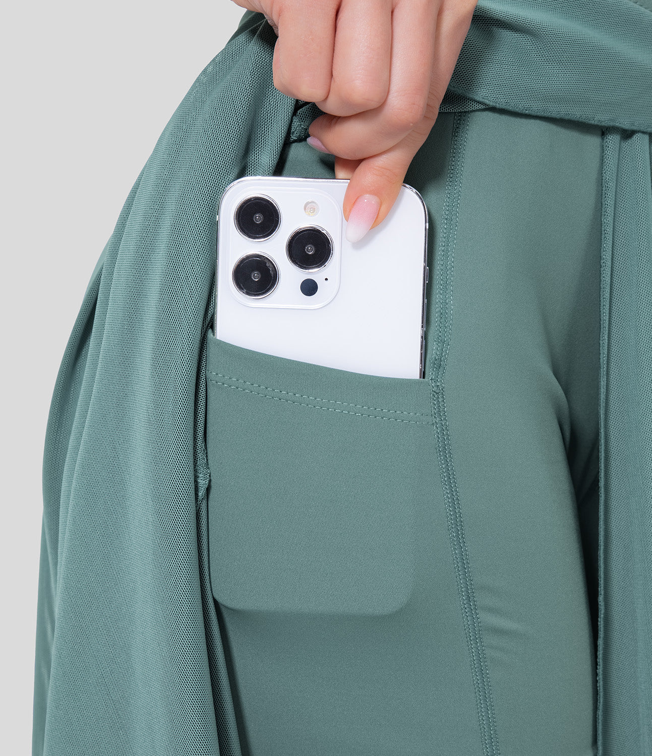 Livan - Jupe 2-en-1 taille haute