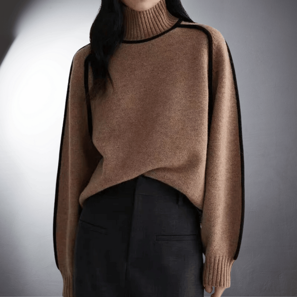 Laurent™ | Pull en Cachemire au Col Montant Élégant