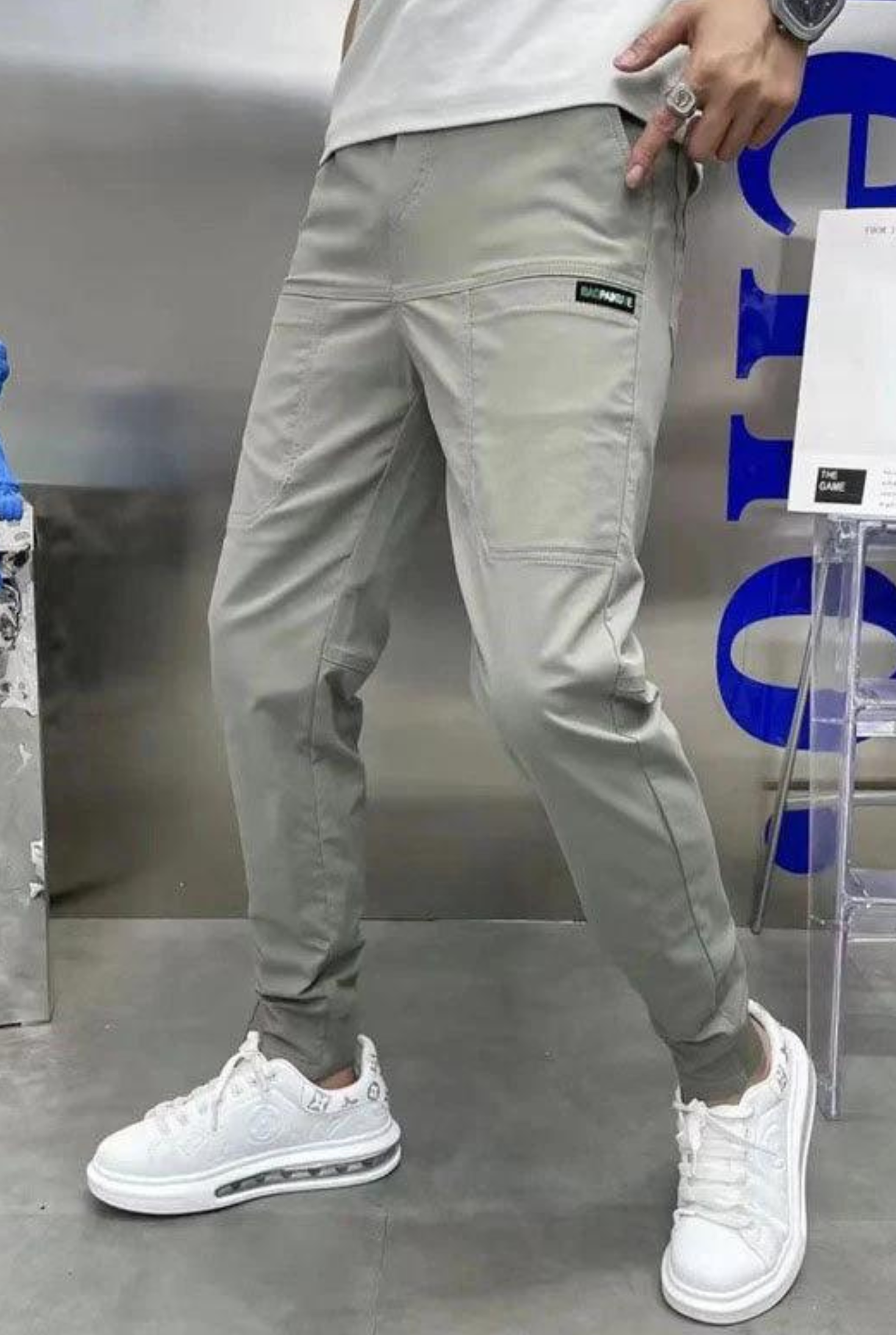 Lucien - Pantalon Cargo Luxe et Flexible