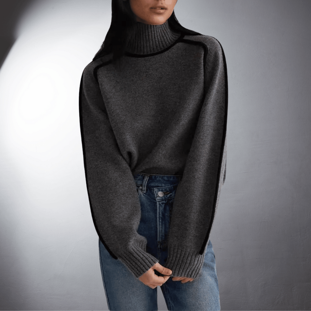 Laurent™ | Pull en Cachemire au Col Montant Élégant