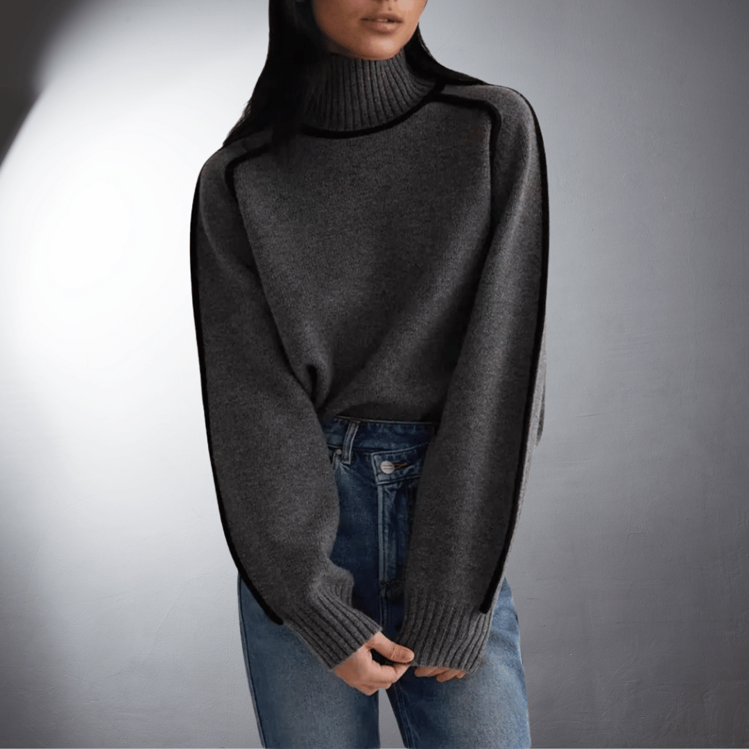Laurent™ | Pull en Cachemire au Col Montant Élégant
