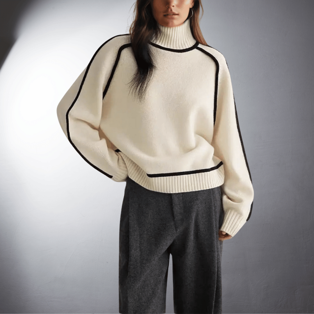 Laurent™ | Pull en Cachemire au Col Montant Élégant