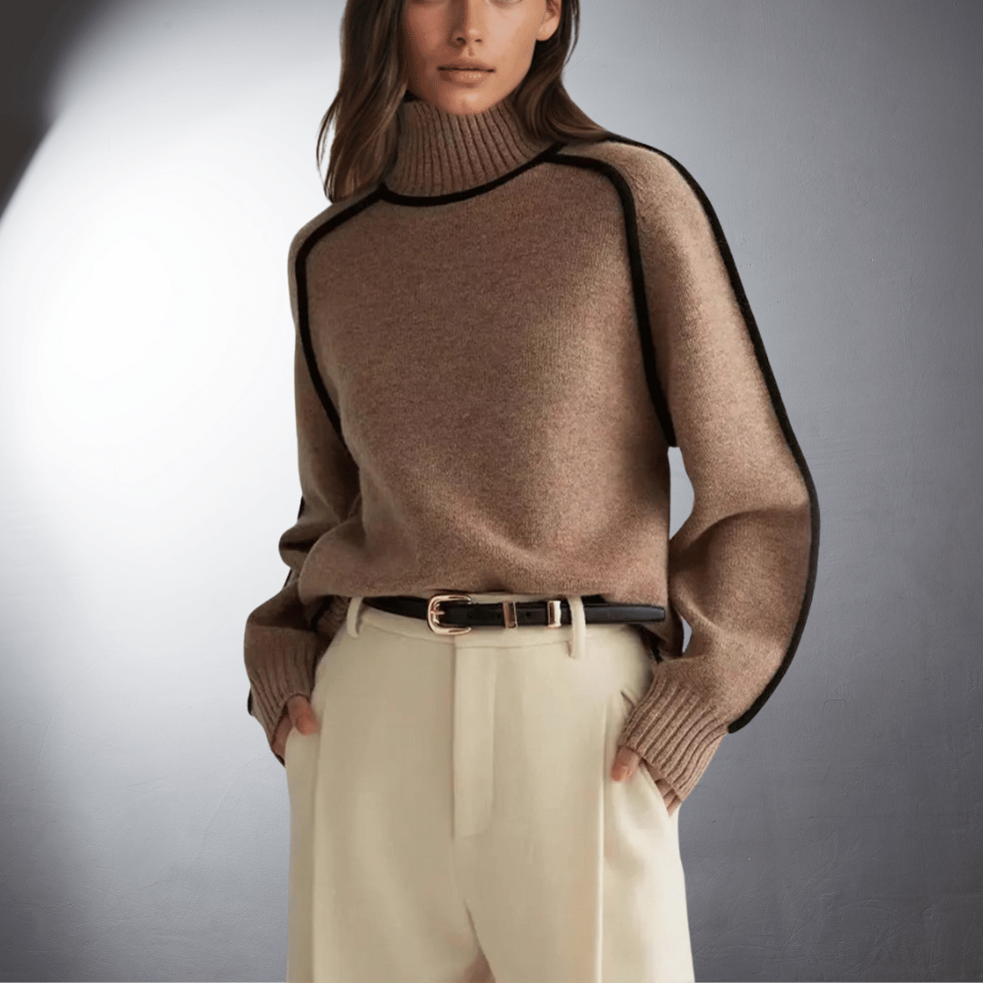 Laurent™ | Pull en Cachemire au Col Montant Élégant