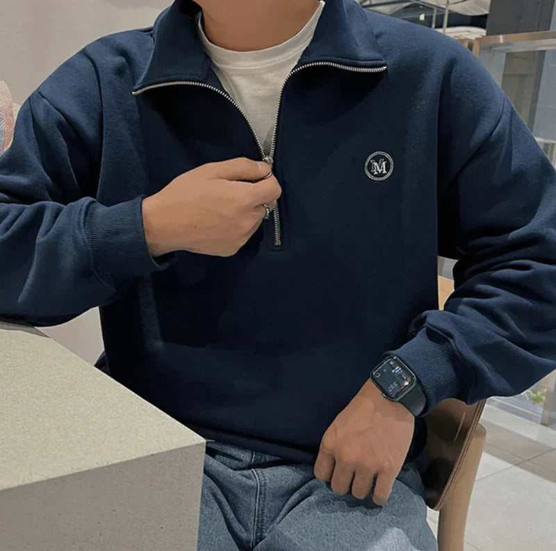 London Edit™ | Zip-up In Cotton