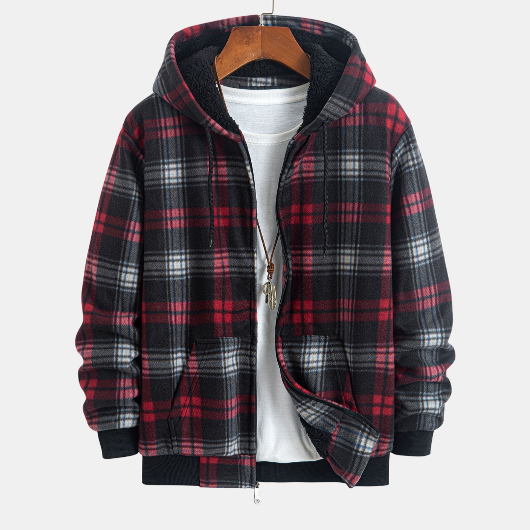Laurent™ - Hoodie en flanelle doublé polaire