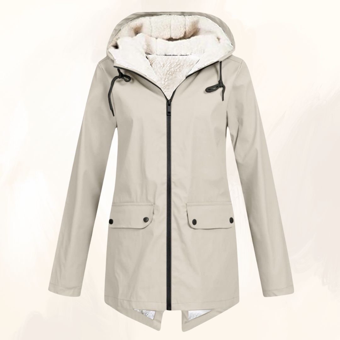 Montagnard - Veste d’Hiver Imperméable avec Doublure en Fourrure