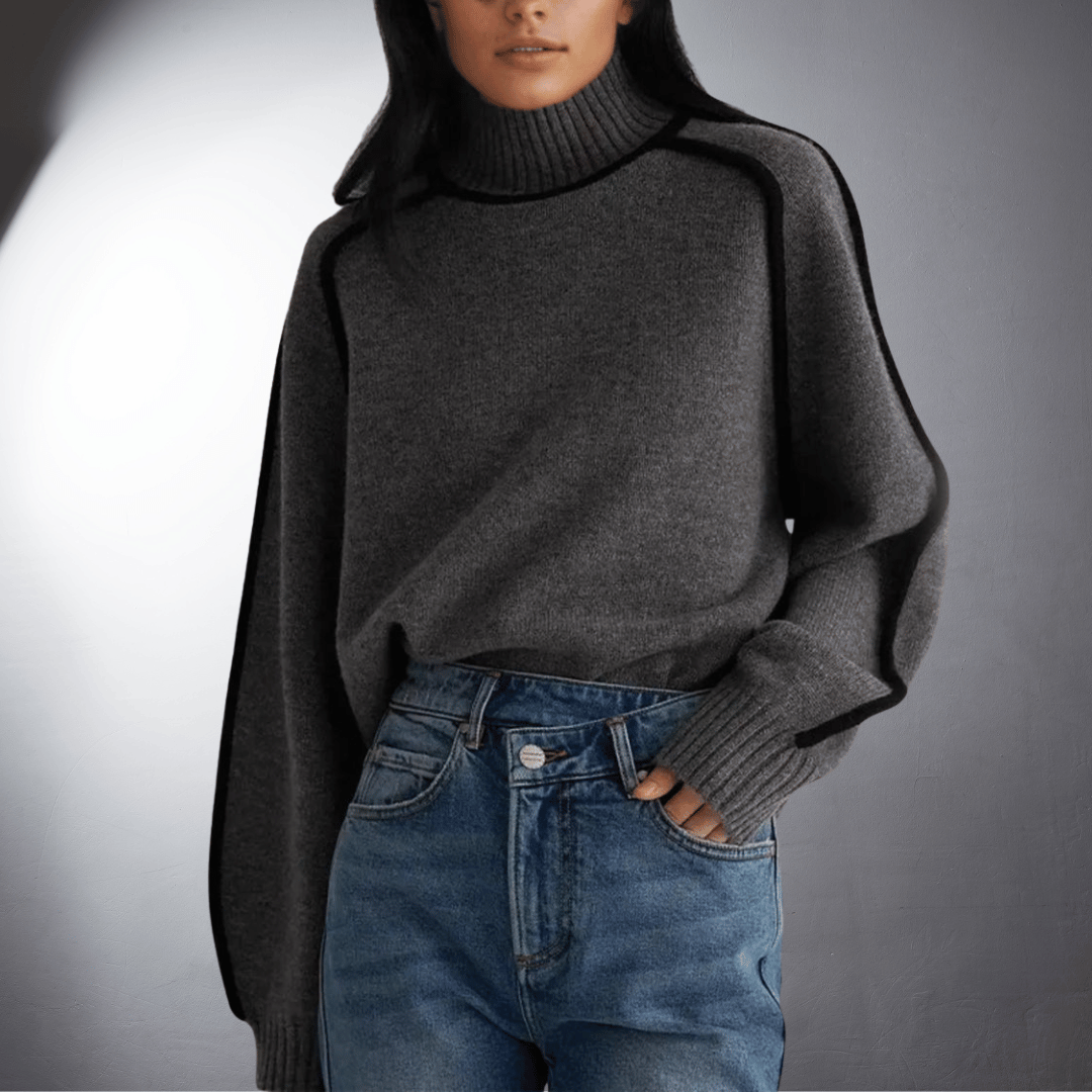 Laurent™ | Pull en Cachemire au Col Montant Élégant