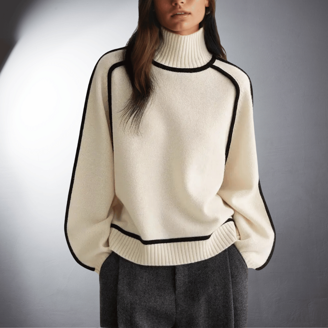 Laurent™ | Pull en Cachemire au Col Montant Élégant