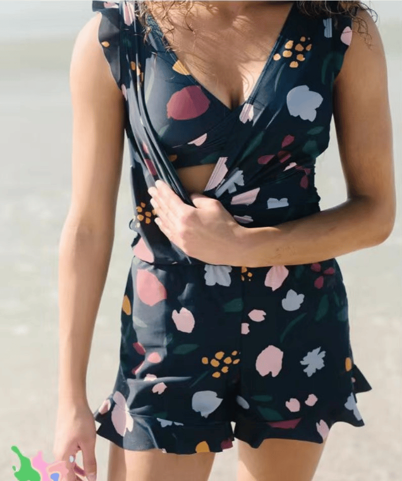 Anouk – Maillot de bain avec volants et soutien-gorge intégré
