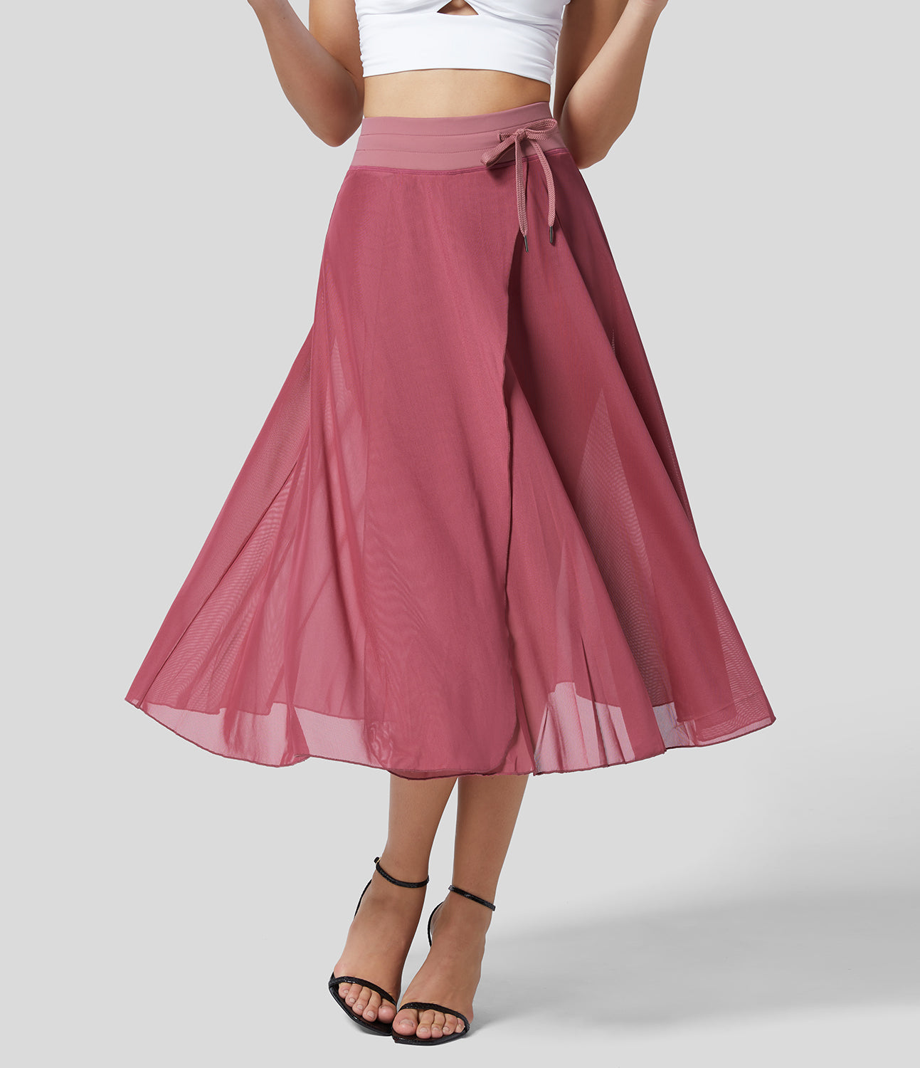 Livan - Jupe 2-en-1 taille haute
