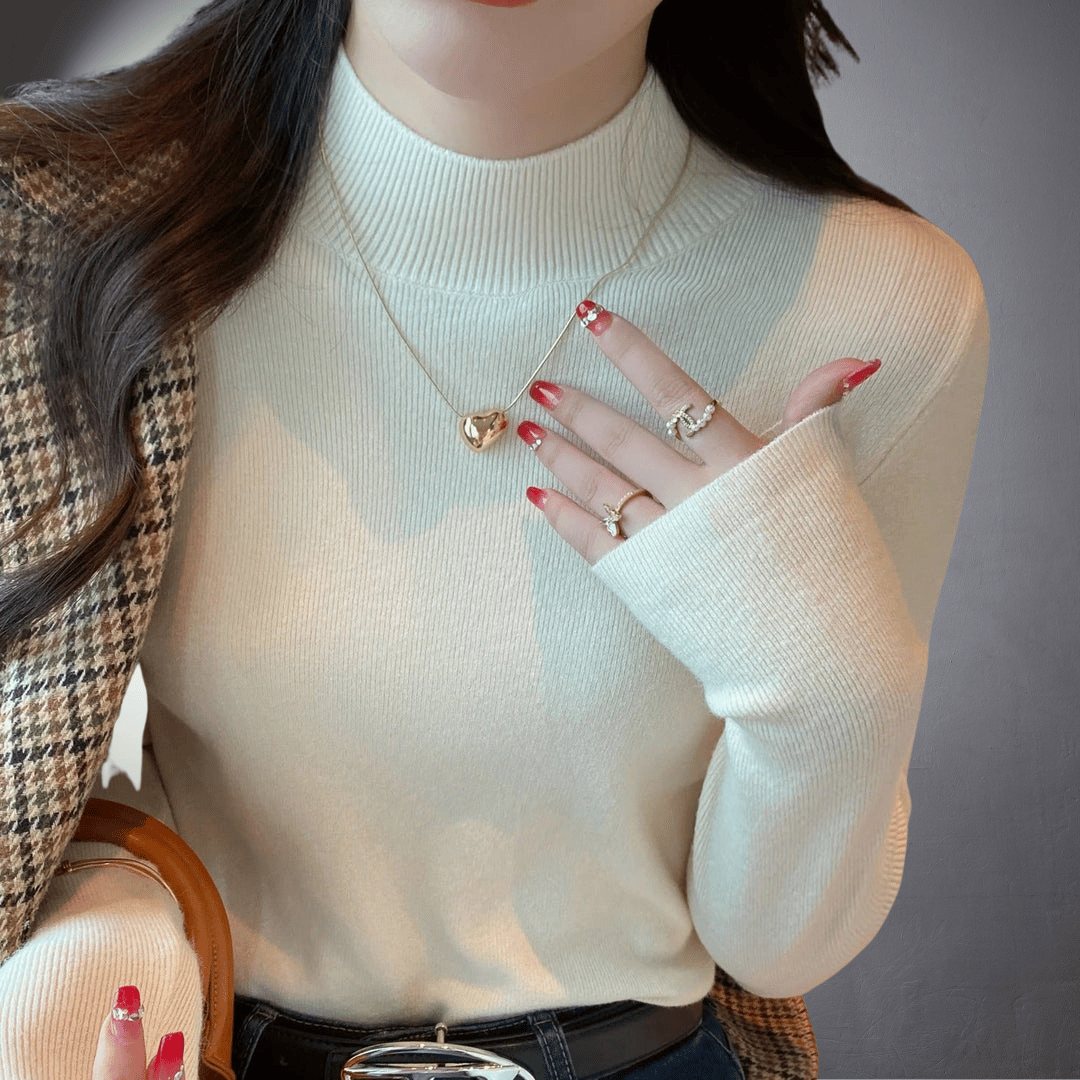 Laurent™ | Pull à Col Montant en Coton Doux