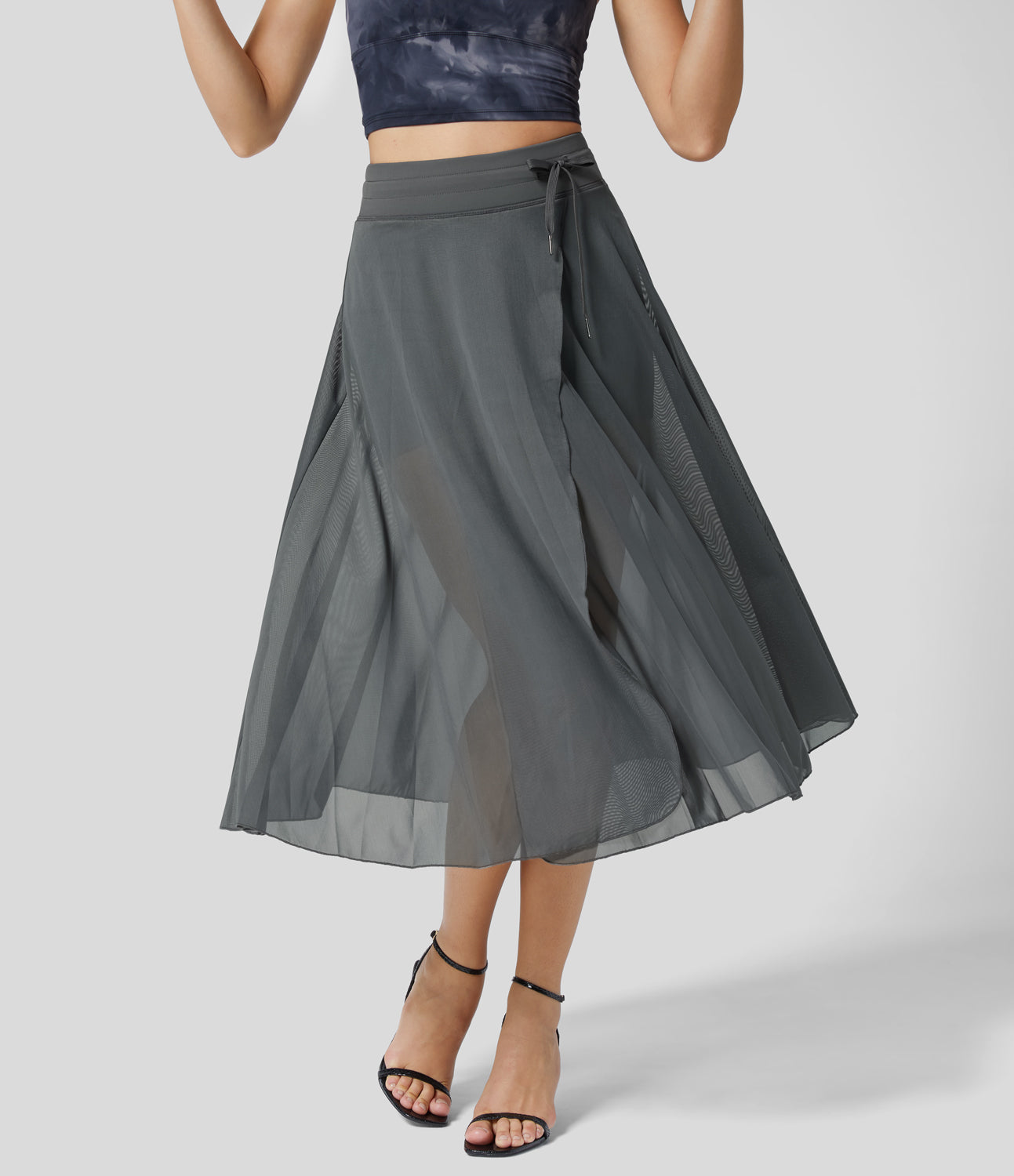 Livan - Jupe 2-en-1 taille haute