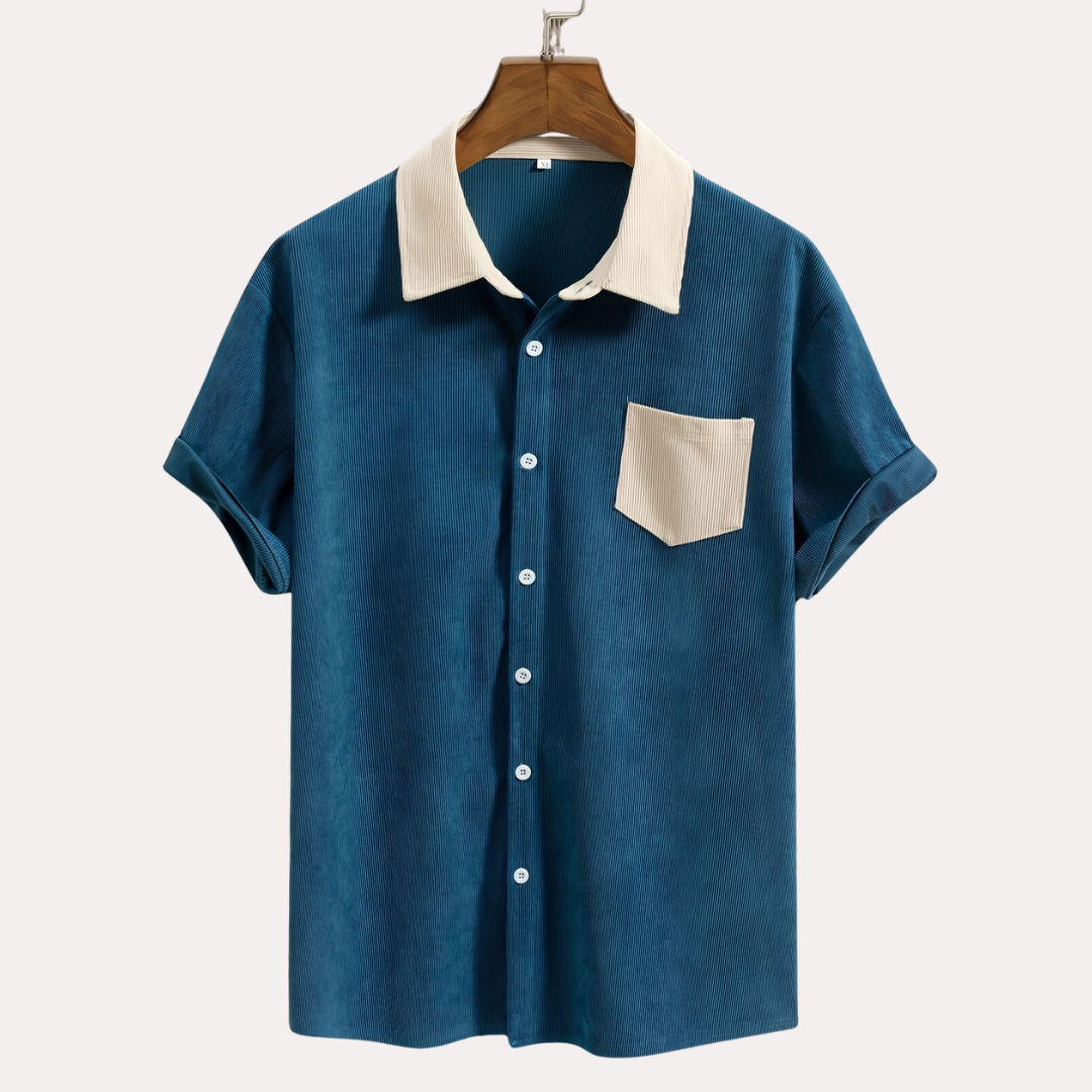 Laurent™ | Chemise Bicolore Élégante