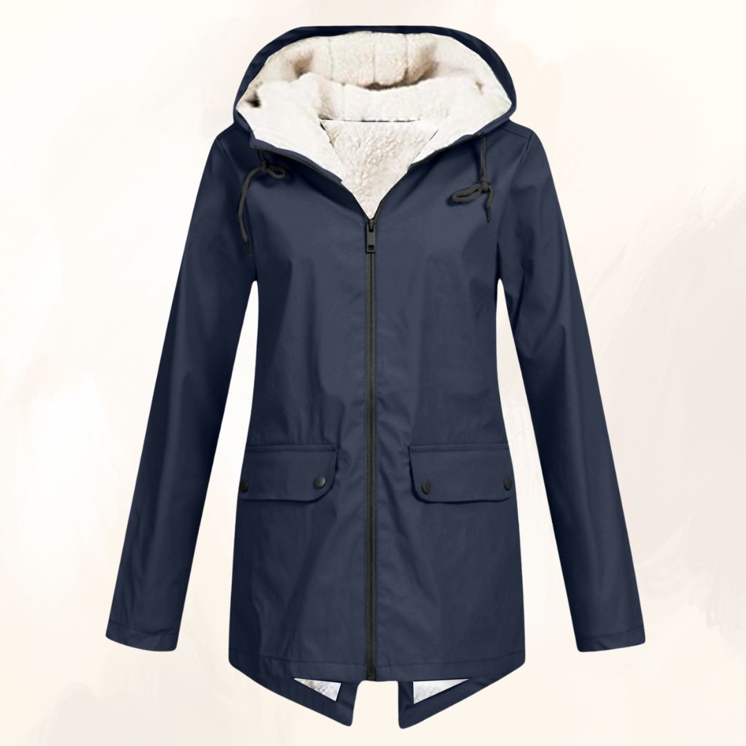 Montagnard - Veste d’Hiver Imperméable avec Doublure en Fourrure