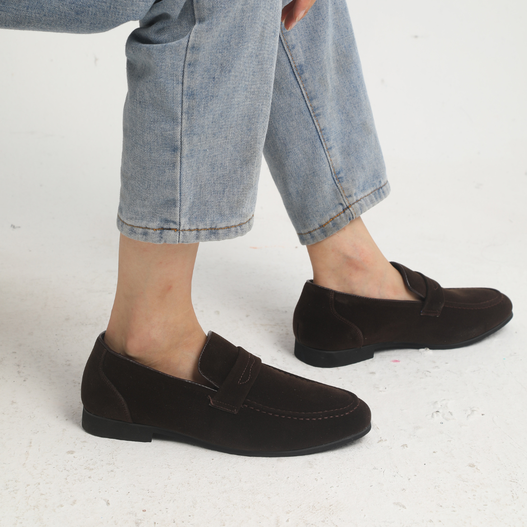 Laurent™ | Mocassins à brides en daim