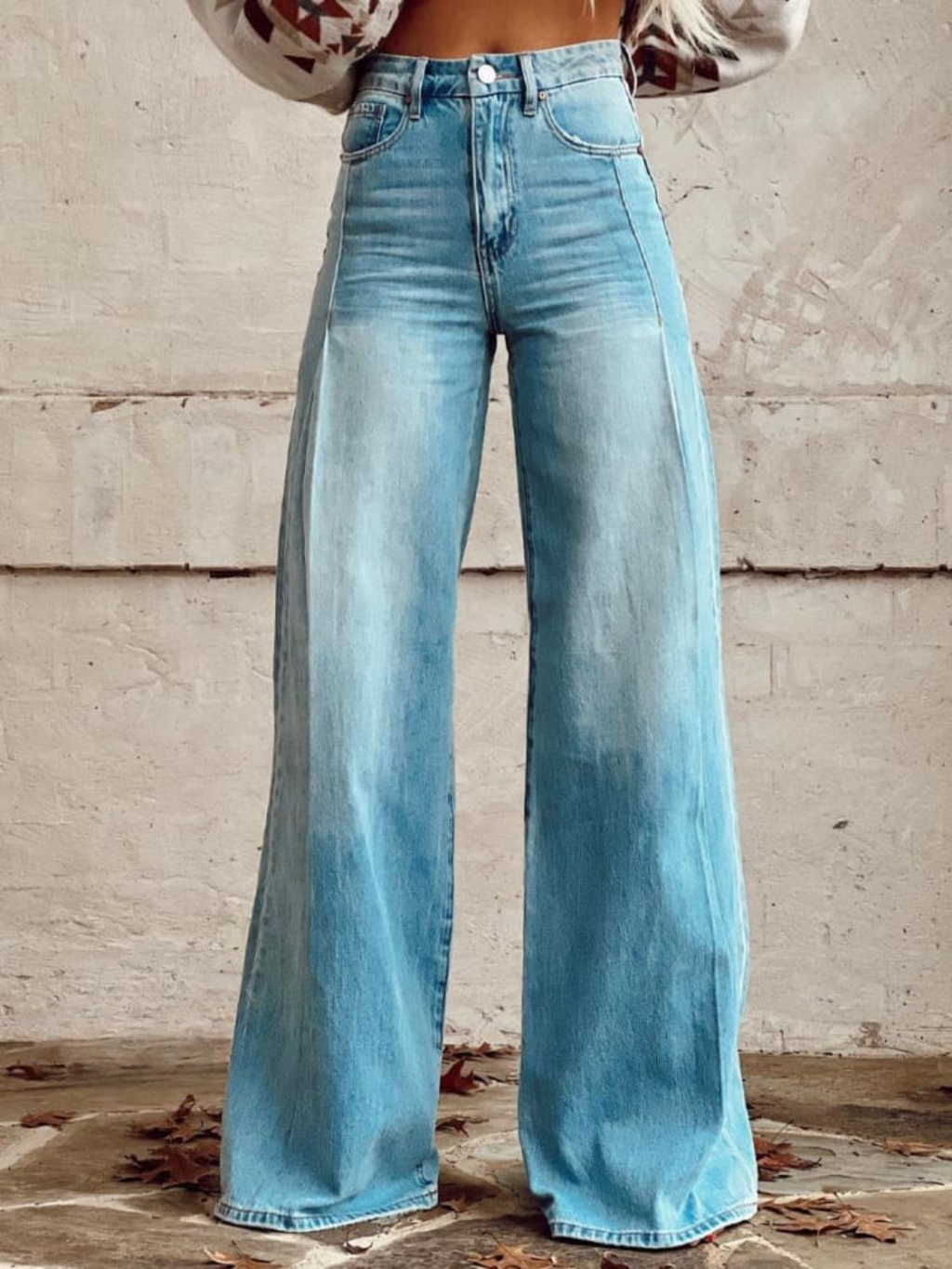 LUCIA| Pantalon à Jambe Large Classique