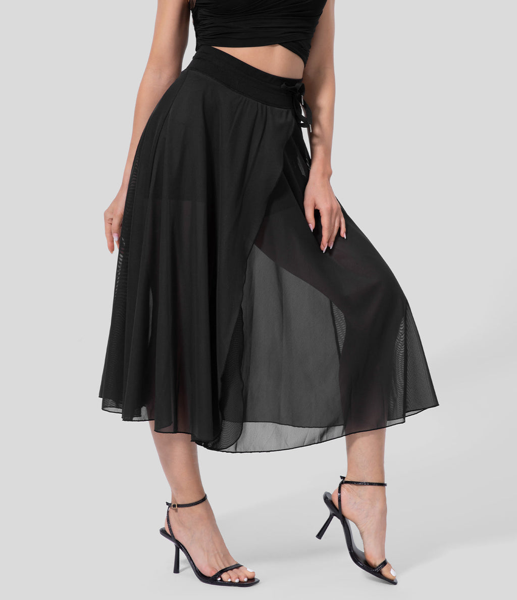 Livan - Jupe 2-en-1 taille haute
