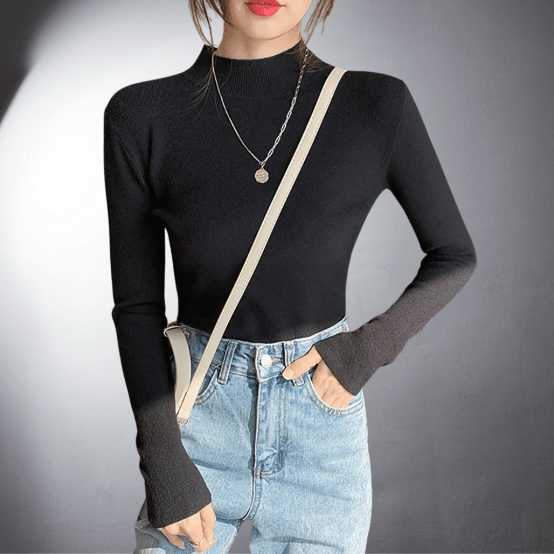 Laurent™ | Pull à Col Montant en Coton Doux