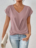 Cleo - T-shirt décontracté avec décolleté en cœur