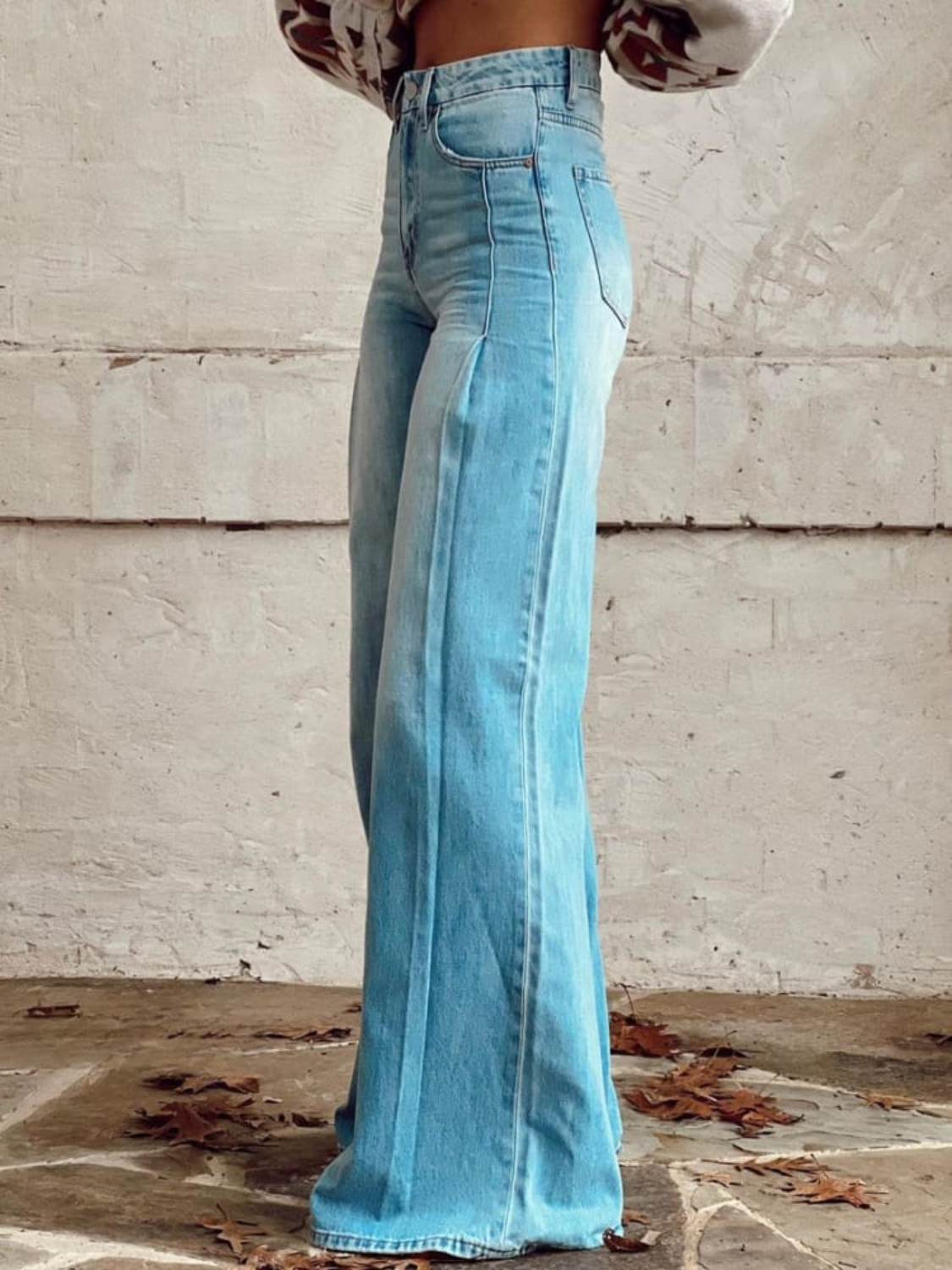 LUCIA| Pantalon à Jambe Large Classique