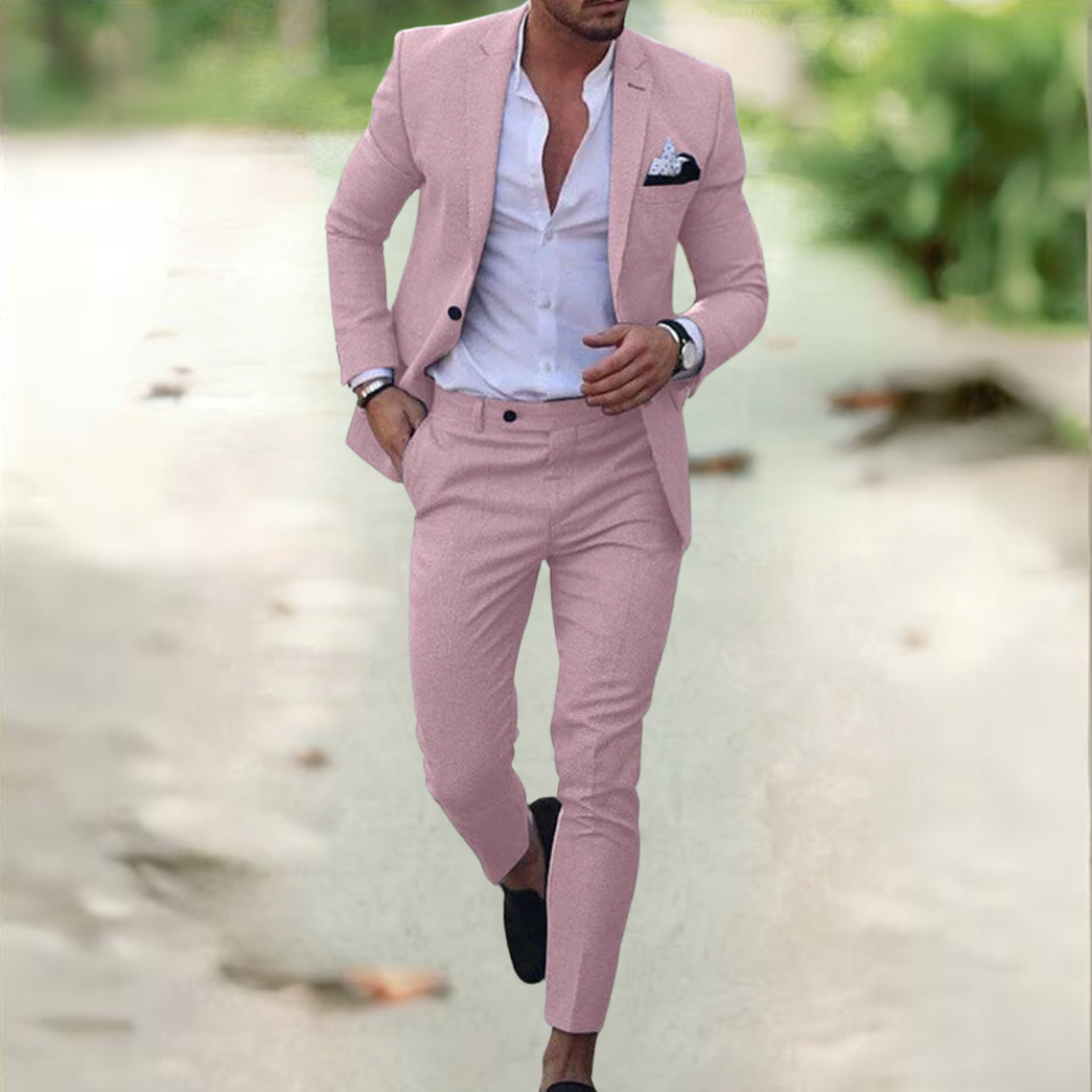 Simone - Costume Élégant pour Homme (Veste + Pantalons)