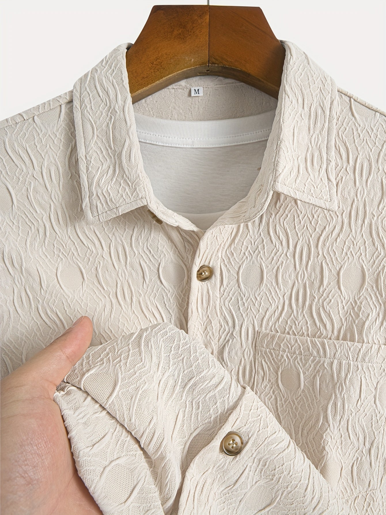 Laurent™ | Chemise Beige Structurée