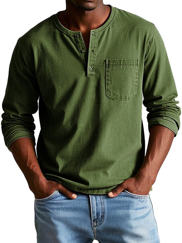 Thomas™ | Chemise Vintage à Manches Longues