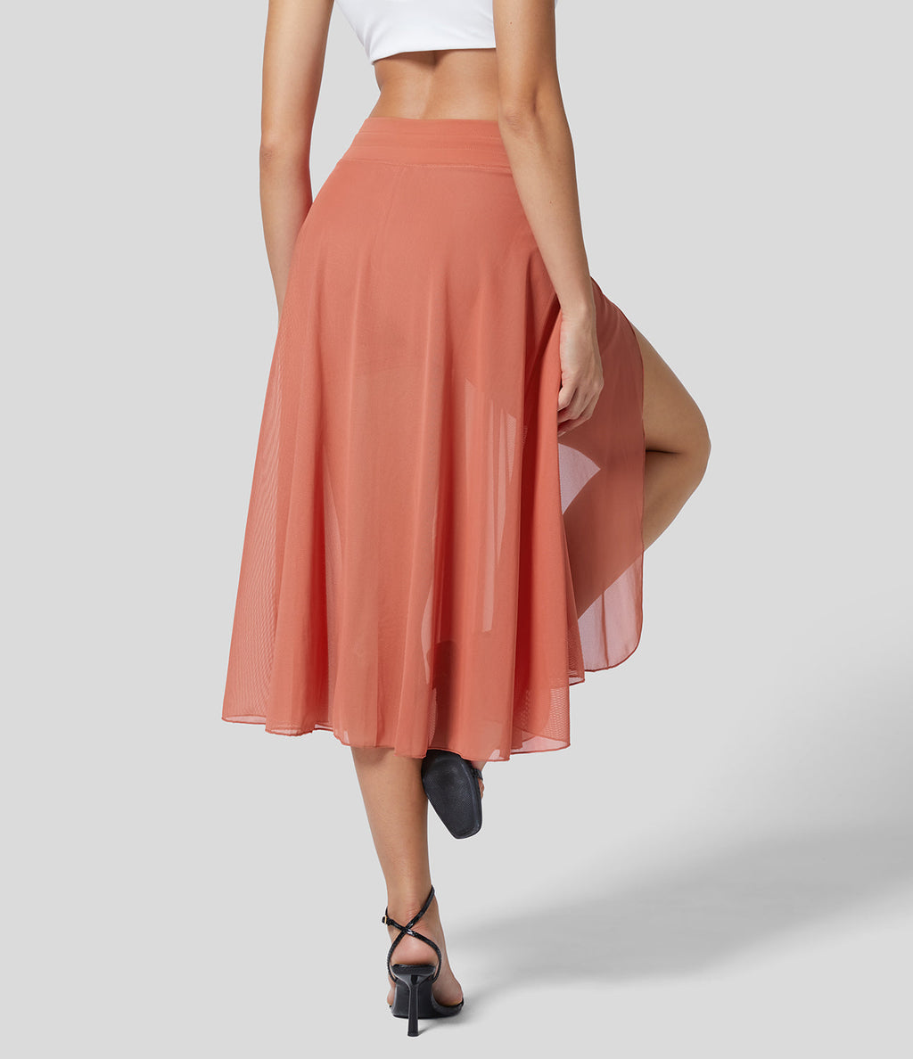 Livan - Jupe 2-en-1 taille haute