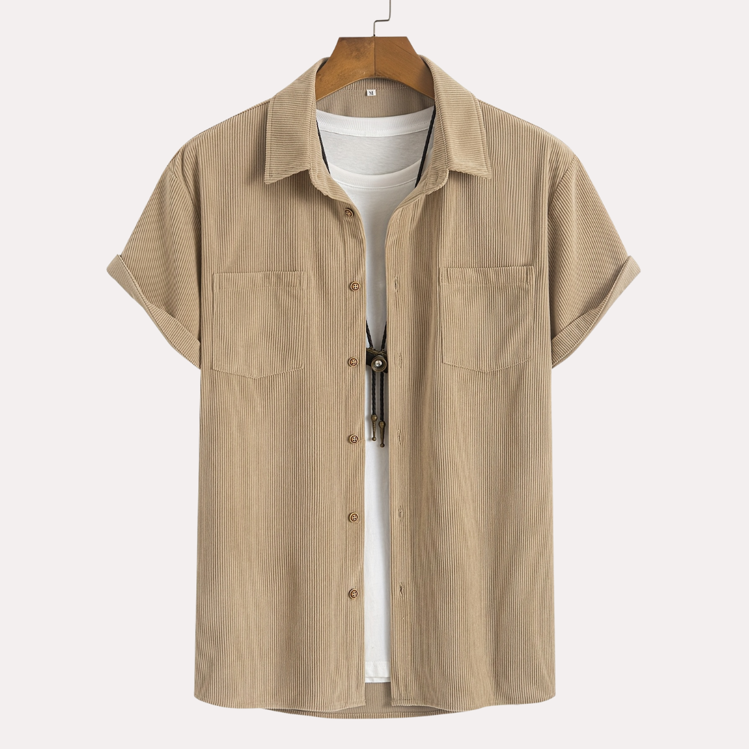 Laurent™ | Chemise Sable Structurée