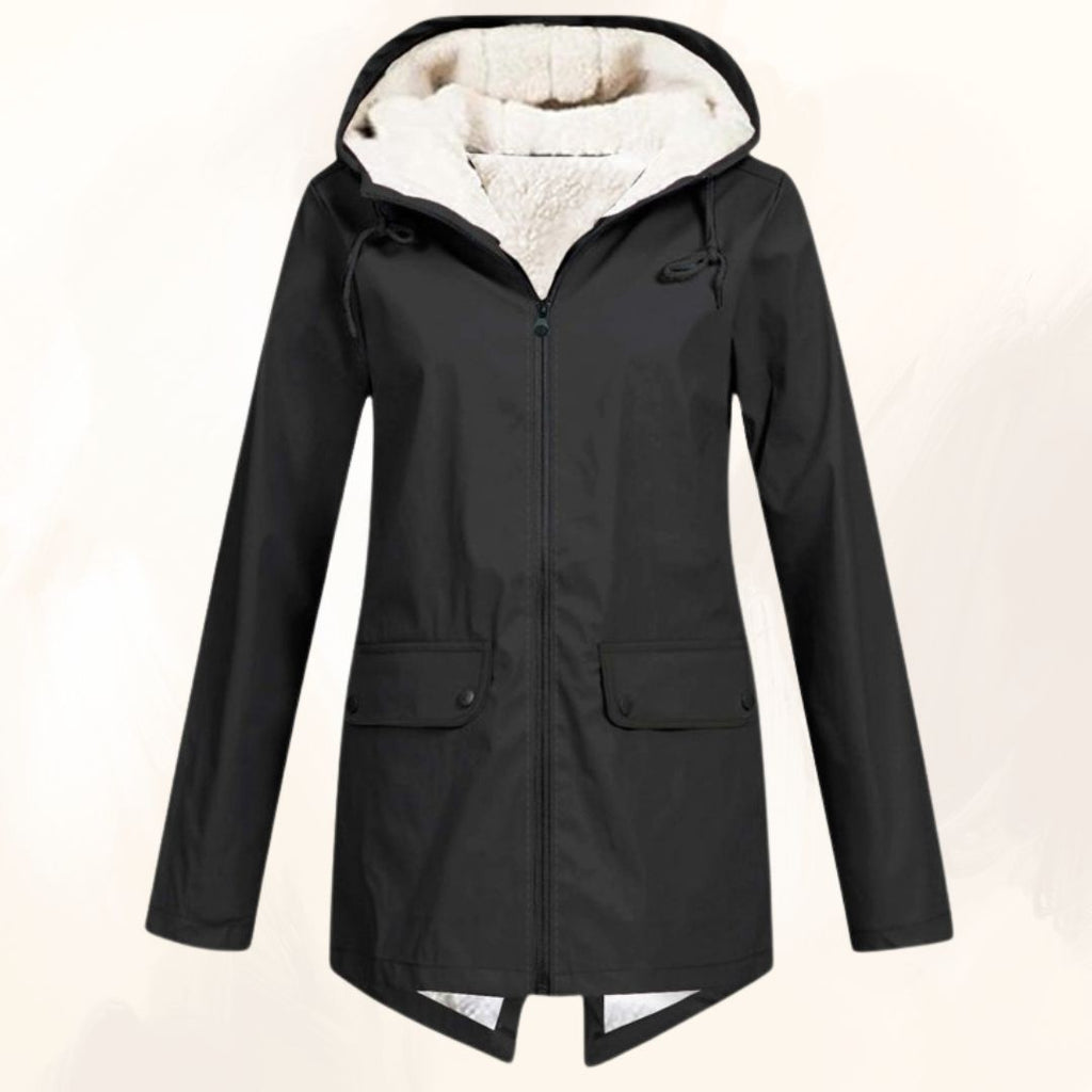 Montagnard - Veste d’Hiver Imperméable avec Doublure en Fourrure