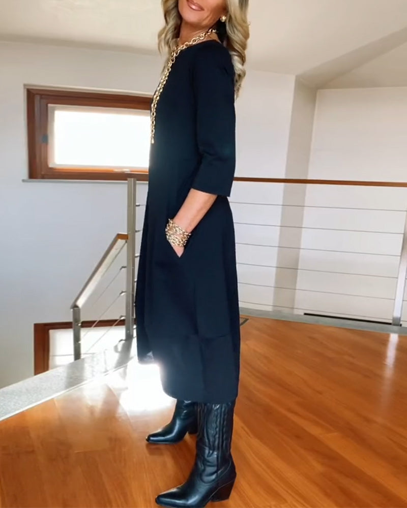 Inès - Robe Élégante et Confortable