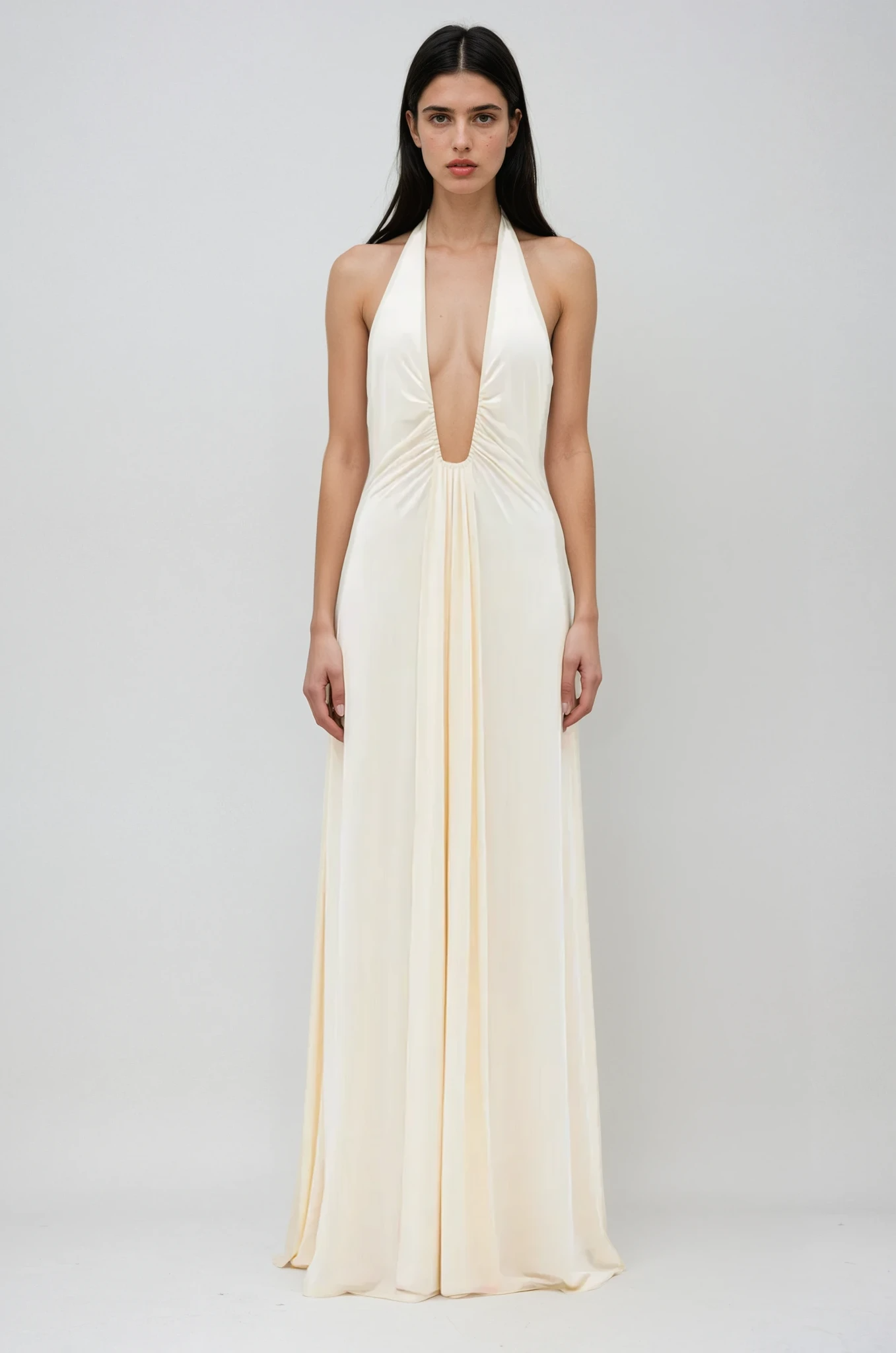 ALTHEA – Robe Maxi en Cupro