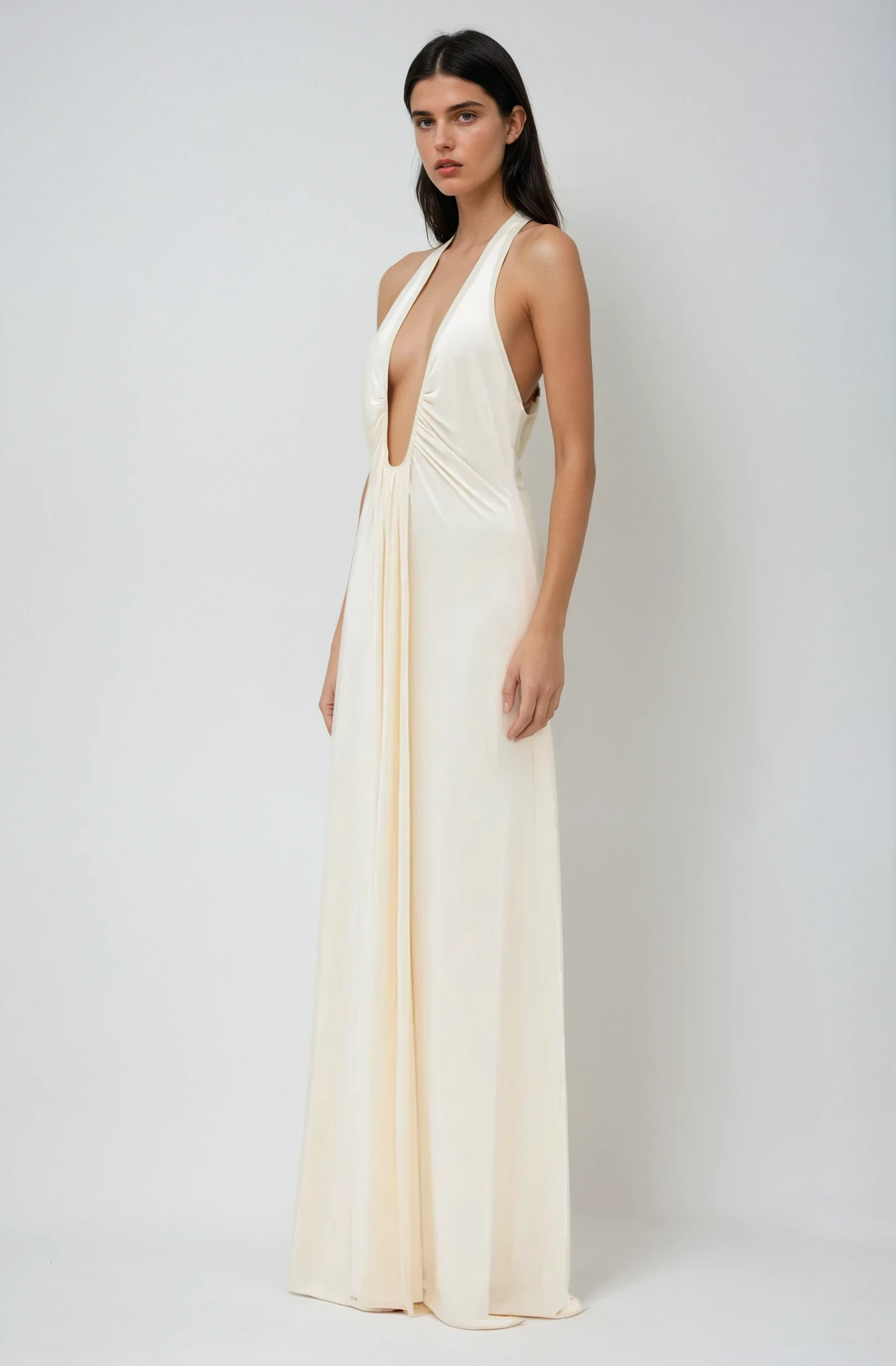 ALTHEA – Robe Maxi en Cupro
