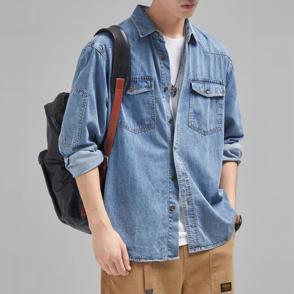 London Edit™ | Classic Denim Long-Sleeve