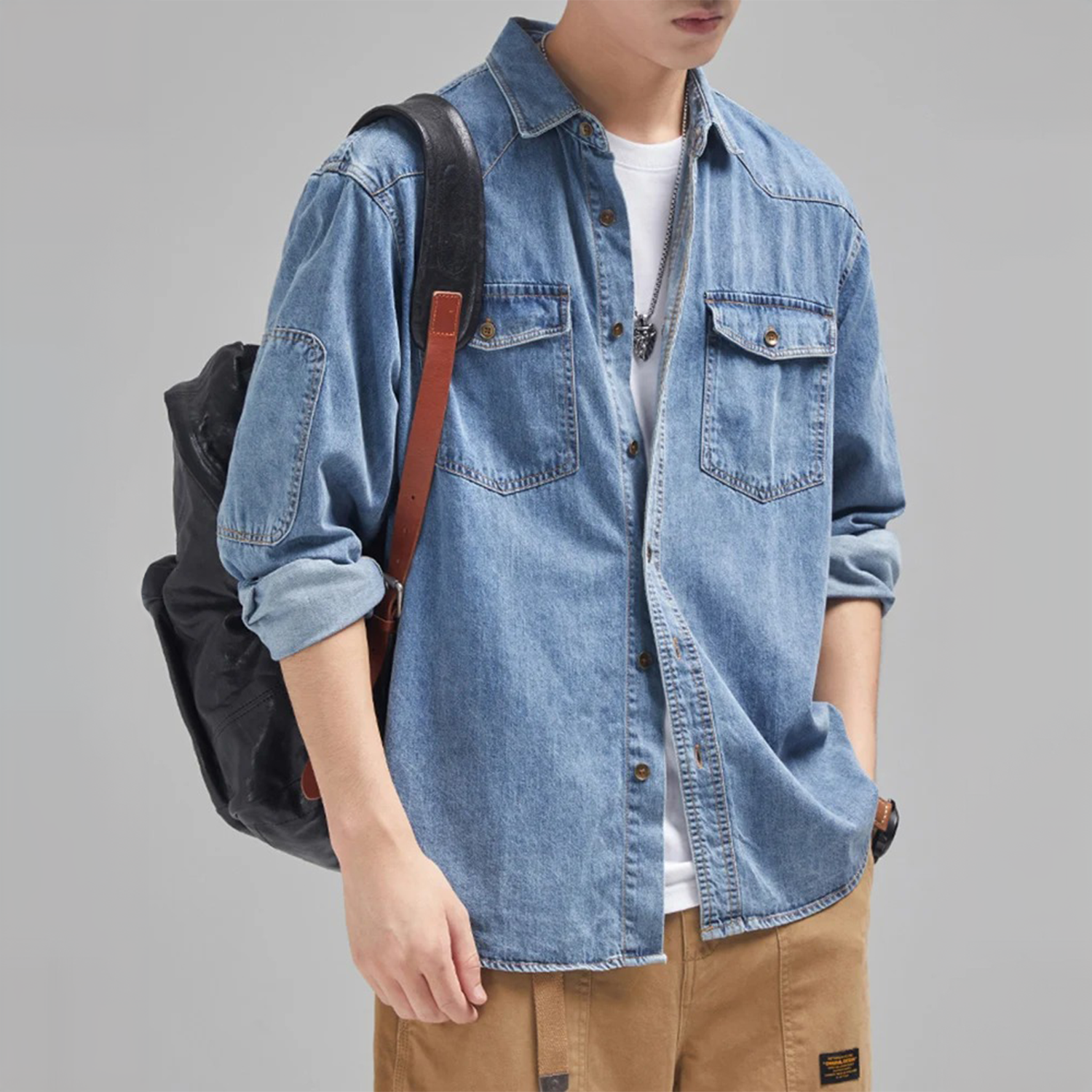 London Edit™ | Classic Denim Long-Sleeve