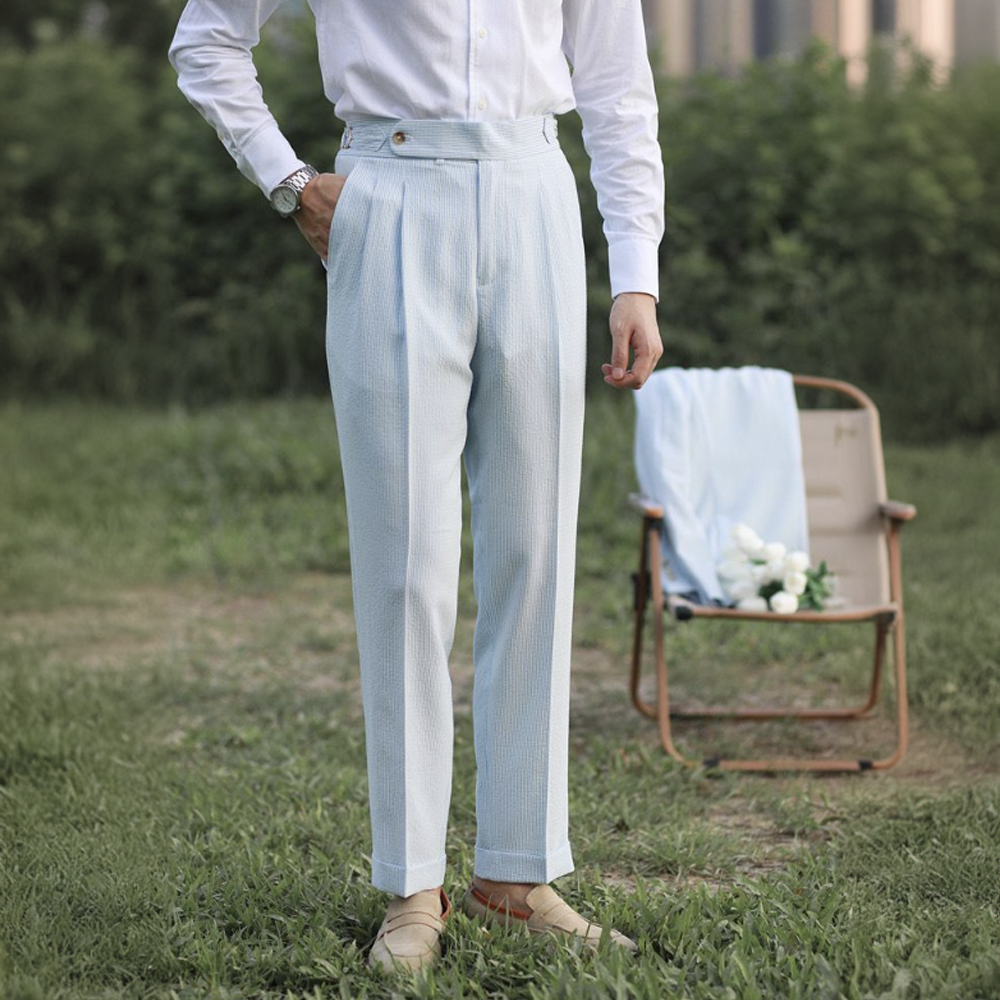 London Edit™ | Seersucker Gurkha Pants