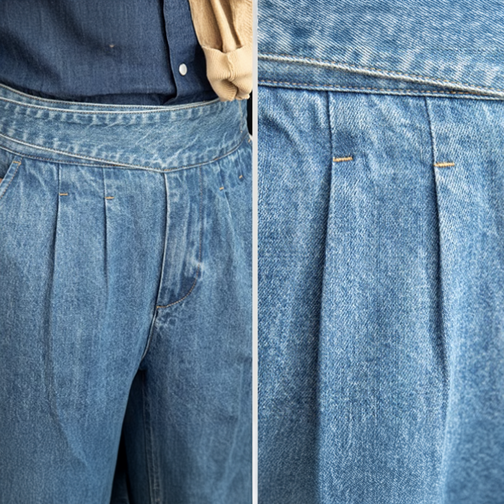 London Edit™ | Denim Gurkha Pants