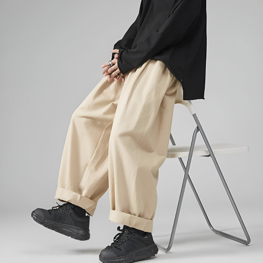 Paolino - Pantalons Élégants à Coupe Ample