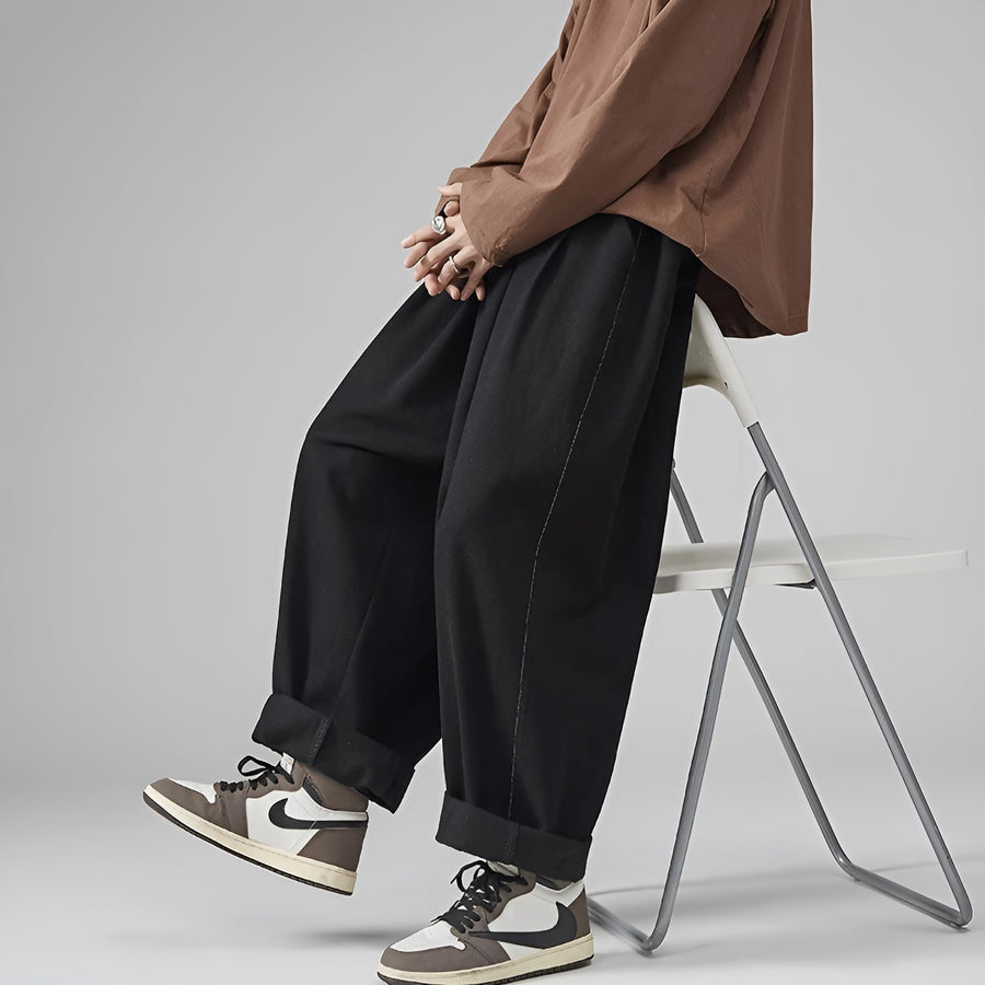 Paolino - Pantalons Élégants à Coupe Ample
